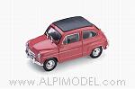 Fiat 600D Trasformabile closed 1960 (red)