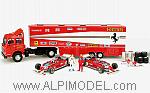 Ferrari Race Transporter set 1981 Fiat truck +2x Ferrari 126CK(Villeneuve - Pironi) G.V.Edition 2012