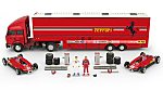 Ferrari Race Transporter Complete Set 1982 Fiat Iveco Truck+ 2xFerrari 126C2  + accessories