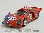 Alfa Romeo 33.2 Spider corta #16 Ring 1969 Pilette - Slotemaker