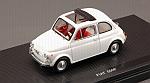 Fiat 500 F Open Soft Top 1965 (White)