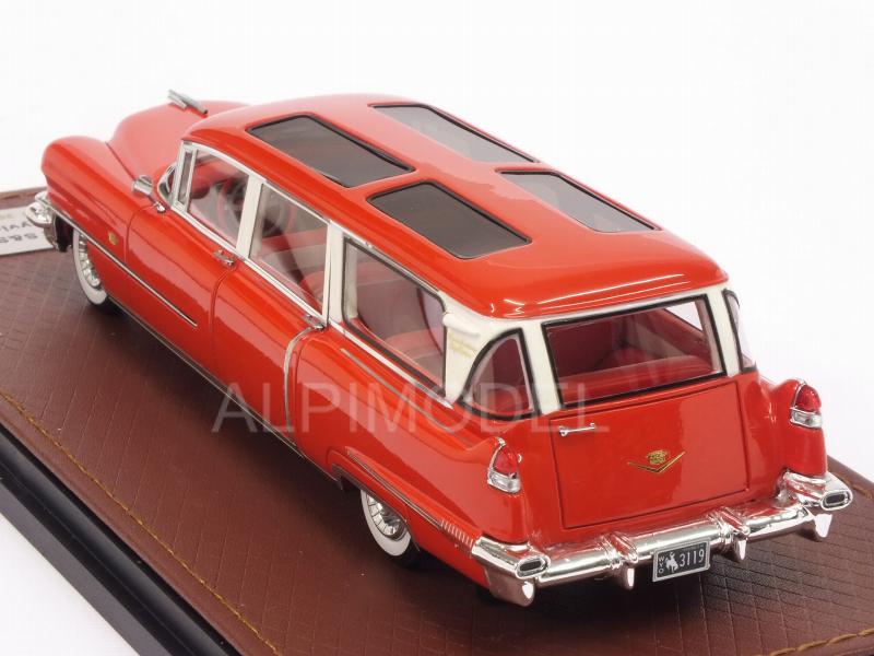 Cadillac Broadmoor Skyview Wagon 1956 Red GLM MODELS 1:43 GLM120601 