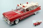 Cadillac Superior Ambulance 1959 (Red/Wwhite)