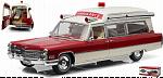 Cadillac S&S 1966 High Top Ambulance (Red/White)
