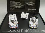 Porsche 911 GT1 Set #26/#25 Winner Le Mans 1998 (2 cars) (Gift Box)