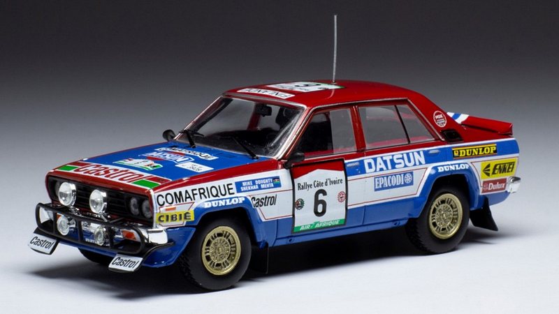 Datsun Violet GT #6 Rally Cote d'Ivoire 1981 Mehta - Doughty by ixo-models