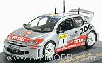 Peugeot 206 WRC Rally Monte Carlo 2002 Burns - Reid