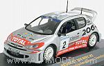 Peugeot 206 WRC Winner Sweden Rally 2002 M.Gronholm - T.Rautiainen
