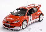 Peugeot 206 WRC Red  Rallye Monte Carlo 2003 Burns - Reid