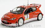 Peugeot 206 WRC #3 Winner Rally Catalunya 2003 Panizzi - Panizzi