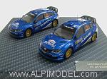 Subaru Impreza WRC Set (2 Cars) Finland and New Zealand Rally  2008 (Gift Box)