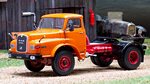 MAN 19.280H Truck 1971 (Orange) by IXO MODELS