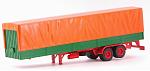 Trailer with Canvas Cover (Orange/Green)