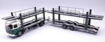 MAN Autotransporter 1970 with trailer (Green/White) by IXO MODELS