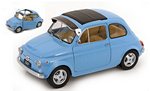Fiat 500 F Custom 1968 (Light Blue) by KK SCALE MODELS