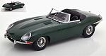 Jaguar E-Type Spider open Series 1 1961 (Dark Green) by KK SCALE MODELS