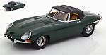 Jaguar E-Type Spider closed Series 1 1961 (Dark Green) by KK SCALE MODELS