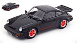 Porsche 911 Carrera 3.2 Clubsport 1989 (Black) by KK SCALE MODELS