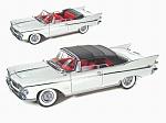 Chrysler Imperial Crown 1961 White by LUCKY DIE CAST