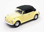 Volkswagen Beetle Cabrio Soft Top 1972 Yellow/black