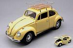 Volkswagen Beetle 1967 Camping Version (Yellow) by LUCKY DIE CAST