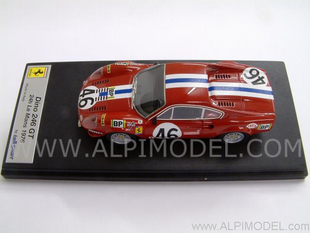 looksmart Ferrari Dino 246 GT #46 Le Mans 1976 (1/43 scale model)