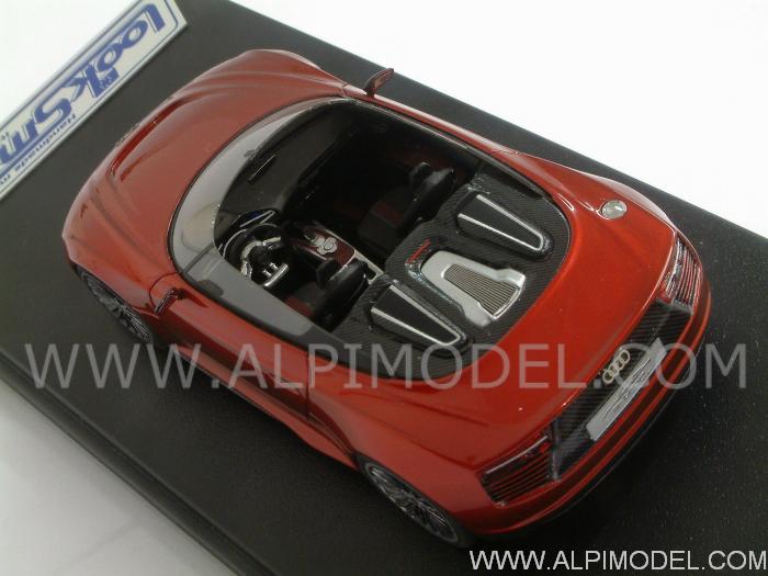 Audi R8 Spyder E-tron (Metallic Red)  Limited Edition 50pcs. by looksmart