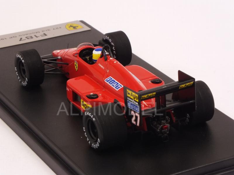 Ferrari F187 #27 GP Monaco 1987 Michele Alboreto by looksmart