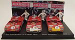 Alfa Romeo 33.3 TT Le Mans 1972 Set (3 models + 3 figurines) Limited Edition 298pcs.