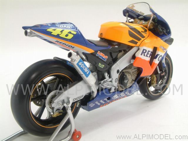 Honda RC211V 990cc  Team Honda Repsol WORLD CHAMPION MOTOGP 2002 Valentino Rossi by minichamps