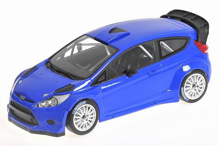 2011 Scale model 1/18 Ford Fiesta RS WRC Blue