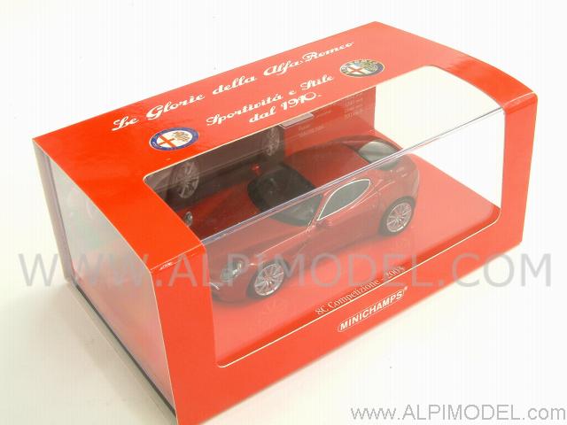 Alfa Romeo 8C Competizione 2003 (Red Metallic) by minichamps