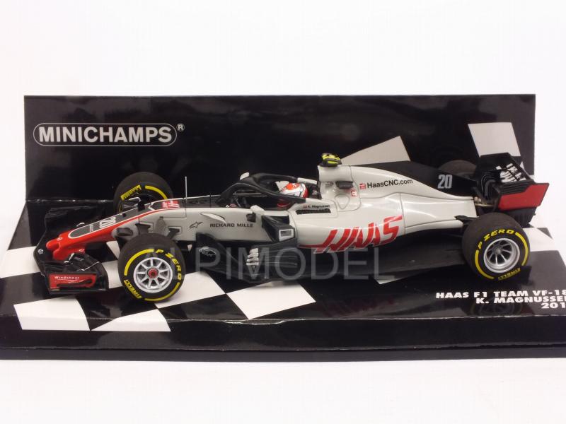 Haas VF-18 #20 2018 Kevin Magnussen (HQ Resin) by minichamps