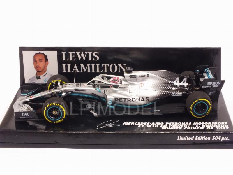 Mercedes AMG W10 #44 Winner GP China 2019 Lewis Hamilton by minichamps