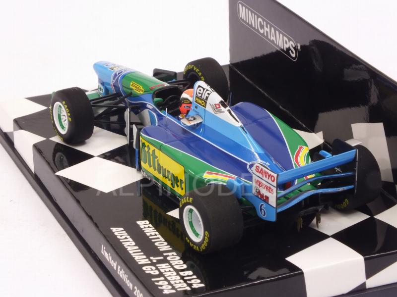 Benetton B194 Ford #6 GP Australia 1994 Johnny Herbert (HQ Resin) by minichamps
