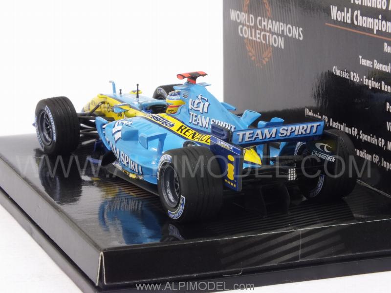 minichamps Renault R26 2006 World Champion Fernando Alonso 'World