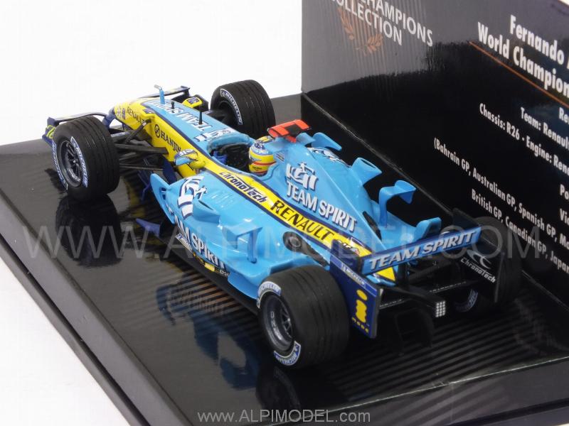 minichamps Renault R26 2006 World Champion Fernando Alonso 'World
