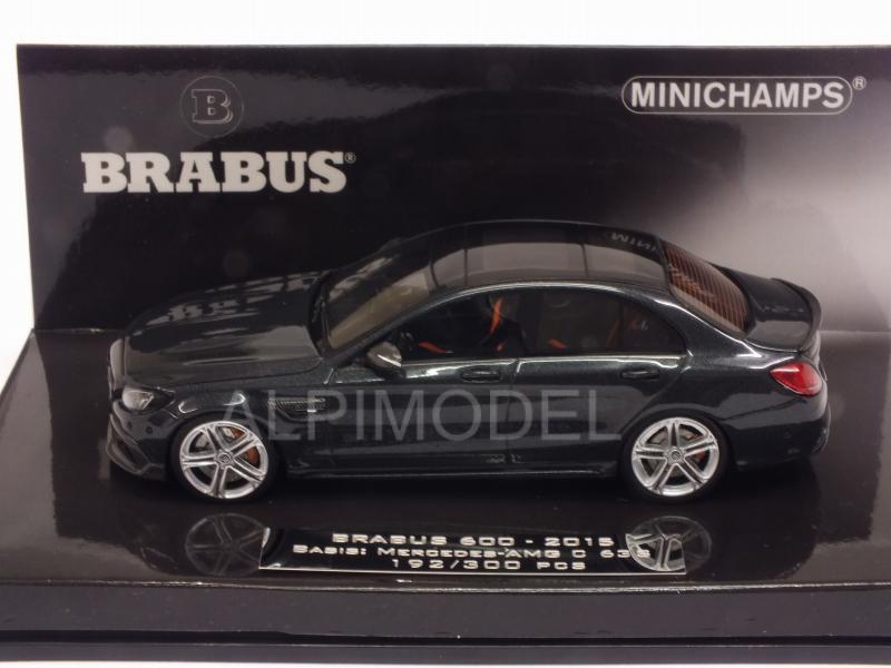 Brabus 600 (Mercedes AMG C63S)  2015 (Black) by minichamps