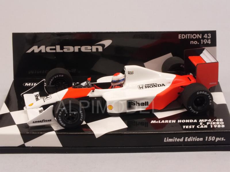 McLaren MP4/4B Honda Test Car 1988 Emanuele Pirro by minichamps