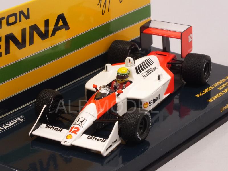 McLaren MP4/4 Honda #12 Winner British GP 1988 Ayrton Senna World Champion by minichamps