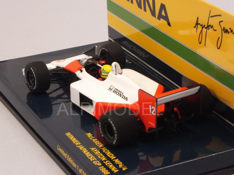 McLaren MP4/4 Honda #12 Winner GP Japan 1988 Ayrton Senna World Champion by minichamps