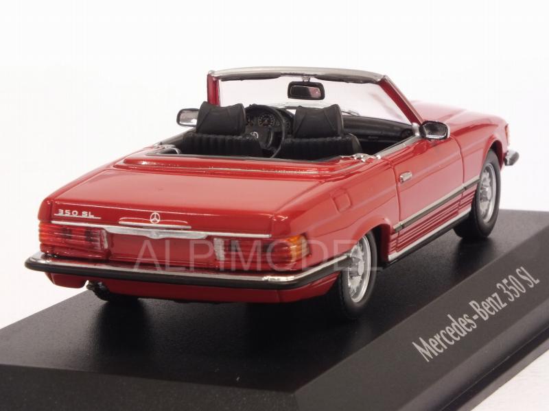 Mercedes 350 SL 1974 (Red)  'Maxichamps' Edition by minichamps