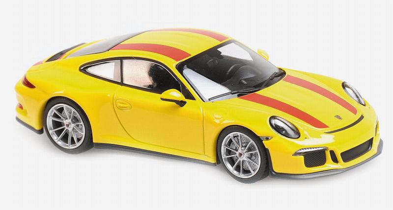 Porsche 911 R Yellow 2016 'Maxichamps' Edition by minichamps