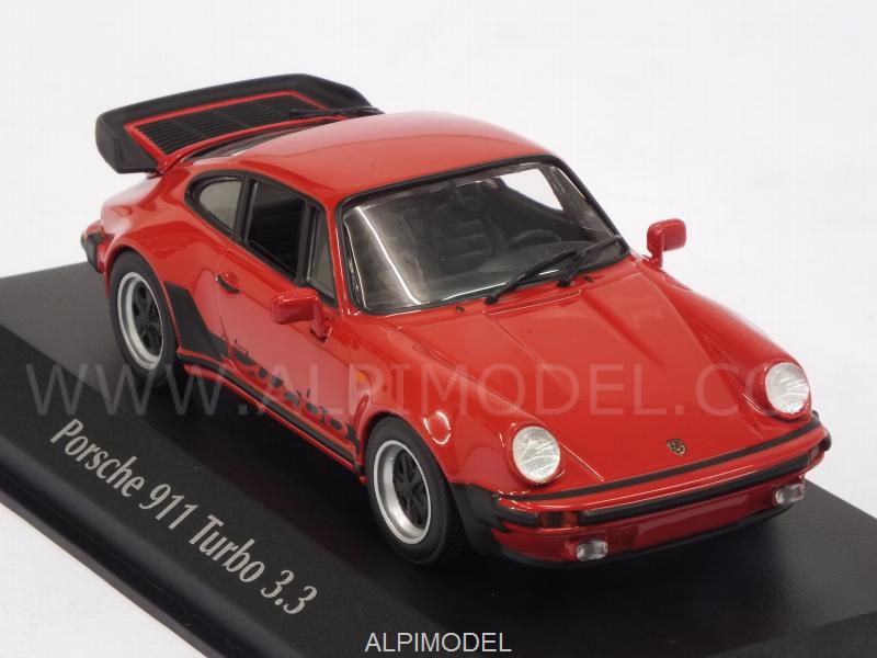 Porsche 911 Turbo 3.3 1979 Red 1/43 maxichamps 940069000 NEW 