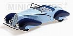 Delahaye Type 135-M Cabriolet 1937 (Blue/Light Blue) (resin)