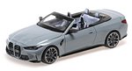 BMW M4 Cabriolet 2020 (Grey) by MINICHAMPS