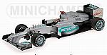 Mercedes F1 W03 GP Belgium 2012 300th GP of Michael Schumacher