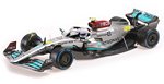 Mercedes W13 AMG #44 GP Monaco 2022 Lewis Hamilton (rain tyres)