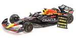 Red Bull RB18 #1 Winner GP Japan 2022 Max Verstappen World Champion (with pitboard) by MINICHAMPS