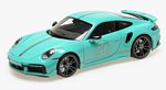 Porsche 911 (992) Turbo S Coupe Sport Design 2021 (Green) by MINICHAMPS